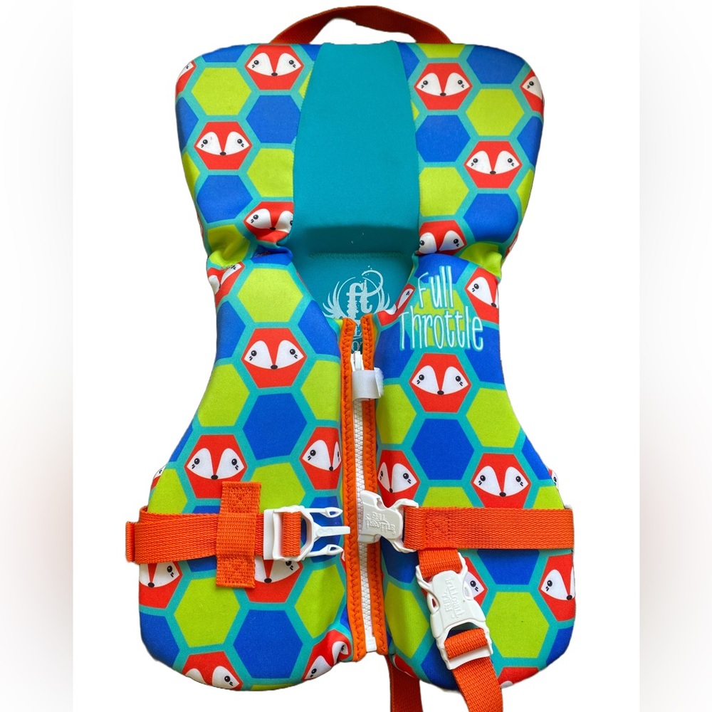 Full throttle infant life vest jacket up to 30 lbs.